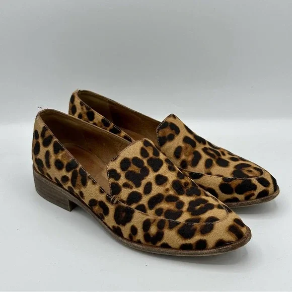 MADEWELL The Frances Loafer in Leopard Calf Hair